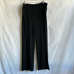 Chico’s deep black stretchy pull-on pants, size 3 (XL)